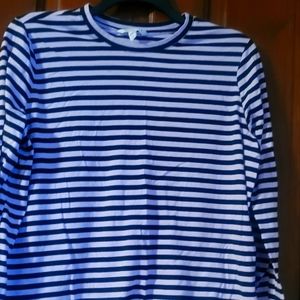 Popsugar XXL purple and black striped